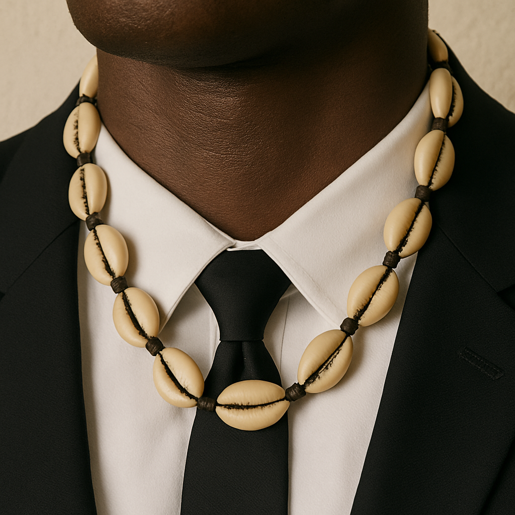 Original cowries necklace
